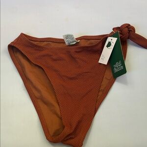 Wild Fable Textured Burnt Orange Bikini Bottom